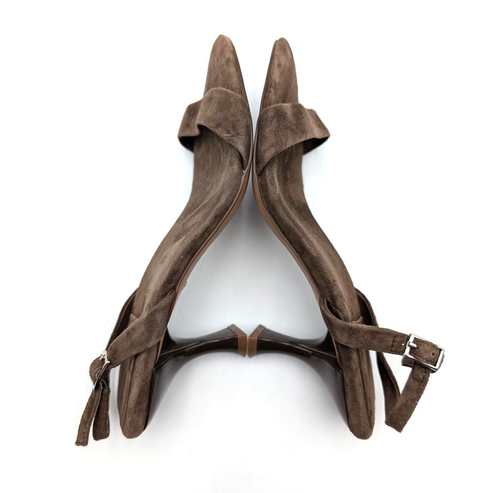 Jeffrey Campbell Augustine Slingback Sandal Women's Brown US7.5 EU38.5 - Picture 9 of 10